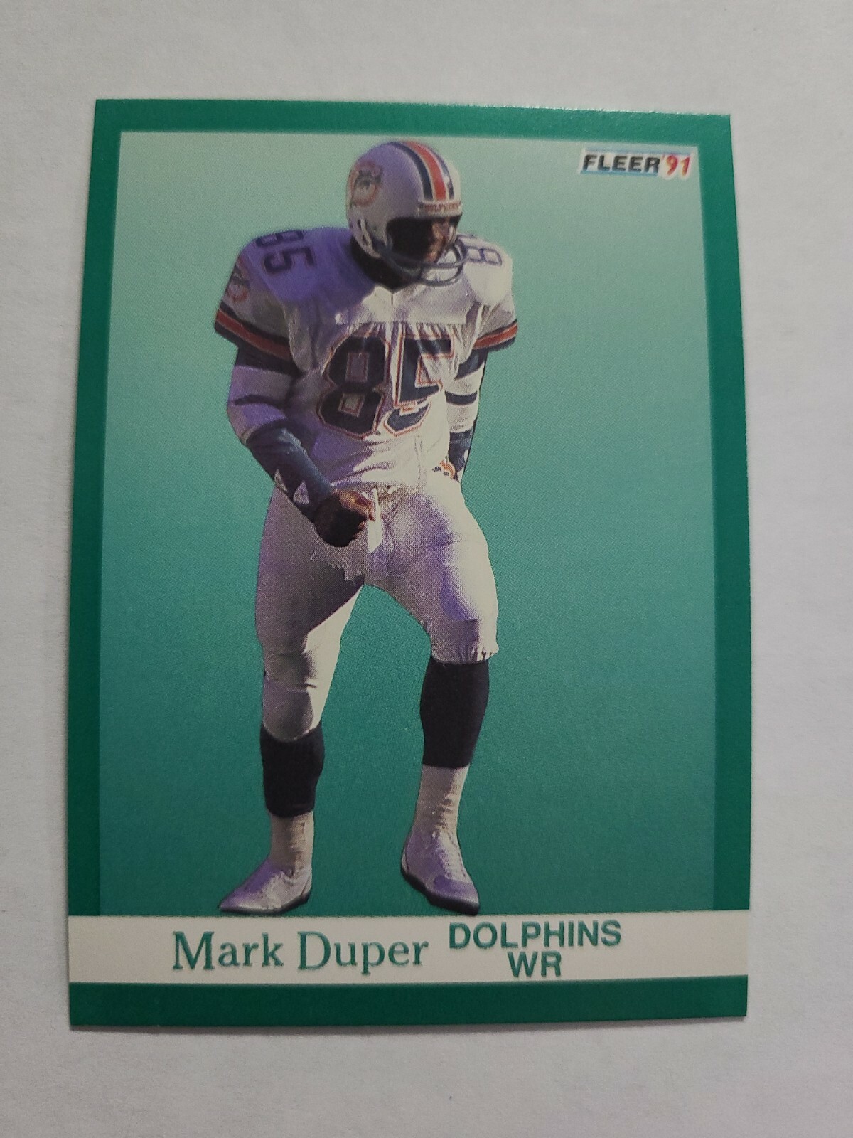 MARK DUPER 1991 FLEER FOOTBALL CARD # 119 D9973