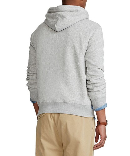 Polo Ralph Lauren Polo Player Bear Fleece Hoodie Men's Sz 3XL-Big Gray - Picture 2 of 3