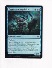 MAGIC THE GATHERING MTG DUSKMOURN FOIL DAGGERMAW MEGALODON