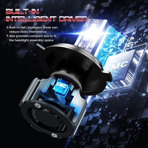 For HYUNDAI GETZ【2002-2010】Kit HighLow Beam H4 9003 LED Headlight 6000K Globes - Picture 4 of 22