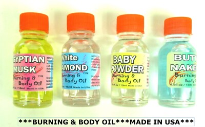 0.5 OZ Burning oil Aroma incense for Warmers Incense Diffusers Scente