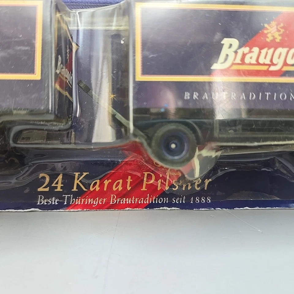 NUEVO Grell Werbemittel Exclusivo Braugold 24 quilates Pilsner Entrega Semirremolque Foto 3 de 4