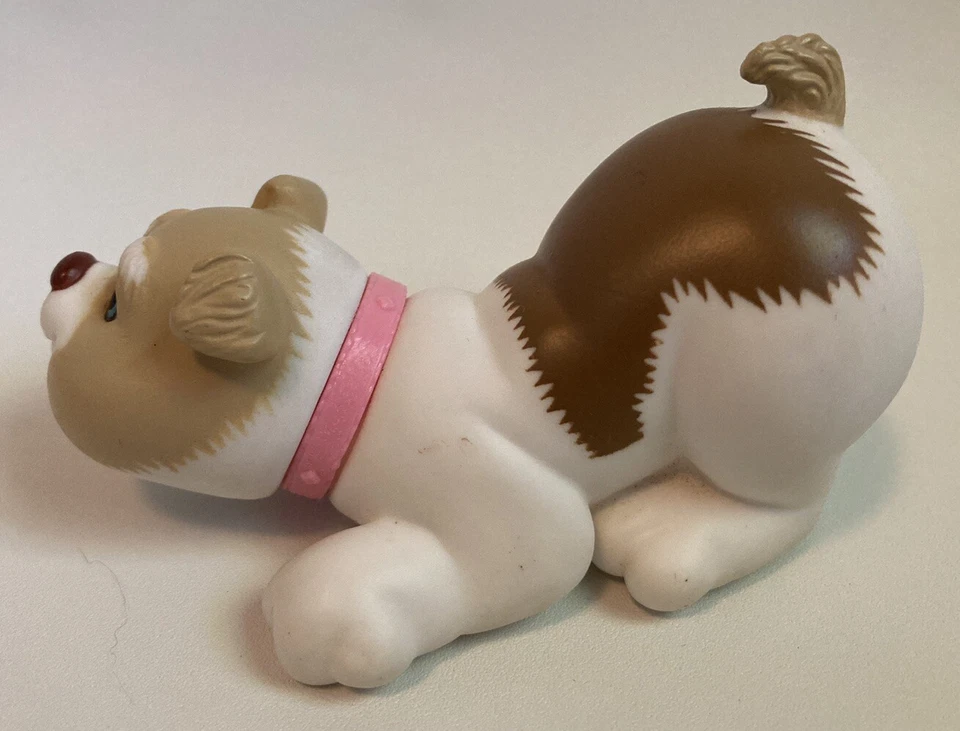 Vtg 1993 Puppy Surprise Funtime Babies Brown White Dog Hasbro HTF *No Sock* - Image 2 of 4
