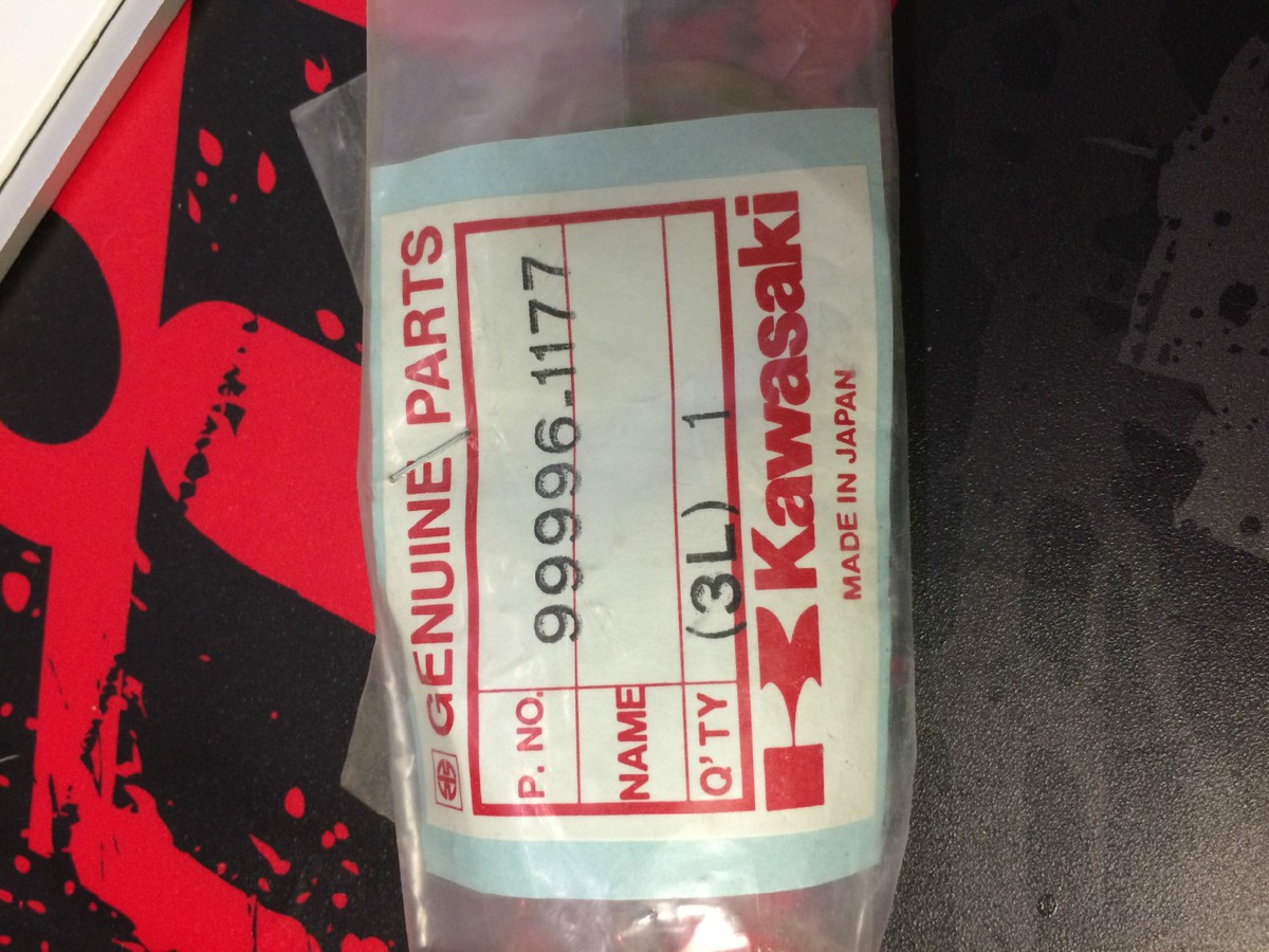 Kawasaki NOS NEW 99996-1177 Washer and Nut Set | eBay