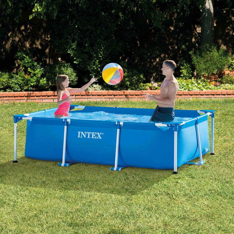 Intex Frame Pool Rechteck 220x150x60cm Schwimmbad Schwimmbecken 28270NP - Bild 2 von 4