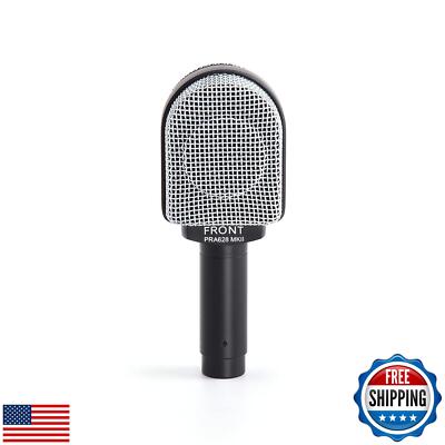 Superlux PRA-628 MKII XLR Microphone, 200ohm Impedance, 150dB SPL, Includes C