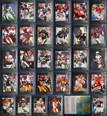 Action Packed Football Cards 1990