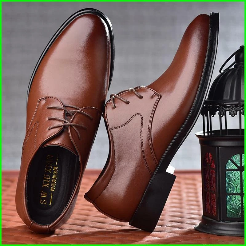 Men's shoes leather men's formal shoes Fashion men's shoes party dress work