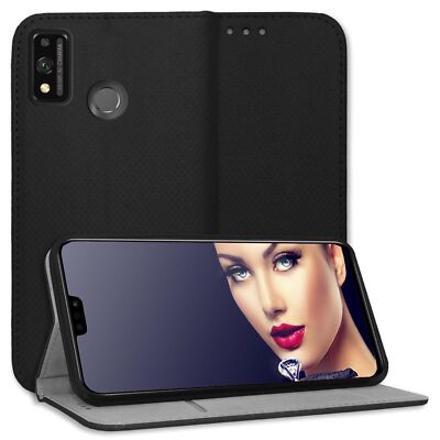 Schutzhülle Bookstyle für Honor 9X Lite (JSN-L21,L22,L23, 6.5'') (schwarz) Case