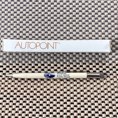 Vintage AUTOPOINT Pencil IAM/Boeing Training Program Pen in Original Box Works