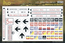 Military In Detail 1/35 Vietnam Military Signs