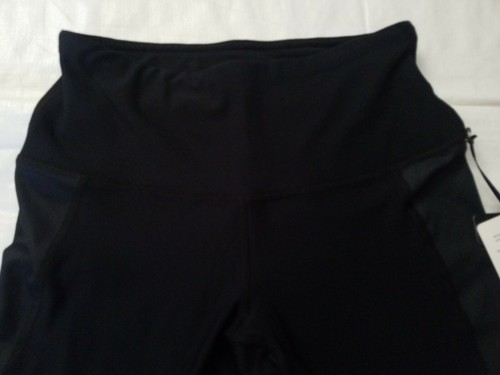 90 DEGREE High Waist Black Mesh Capri Pants Leggings Yoga Women's S & XS $78 - Picture 5 of 8