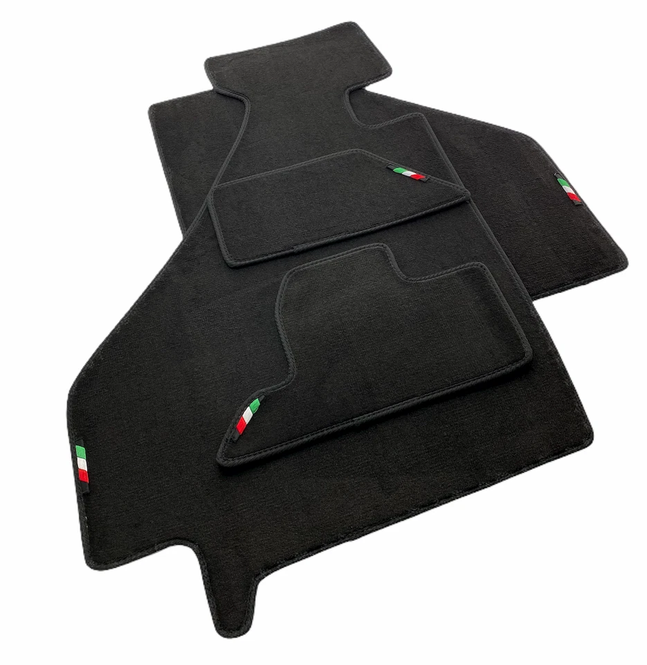 Alfombrillas para Ferrari F355 Berlinetta 1994-1999 alfombras negras a medida italianas Foto 3 de 4