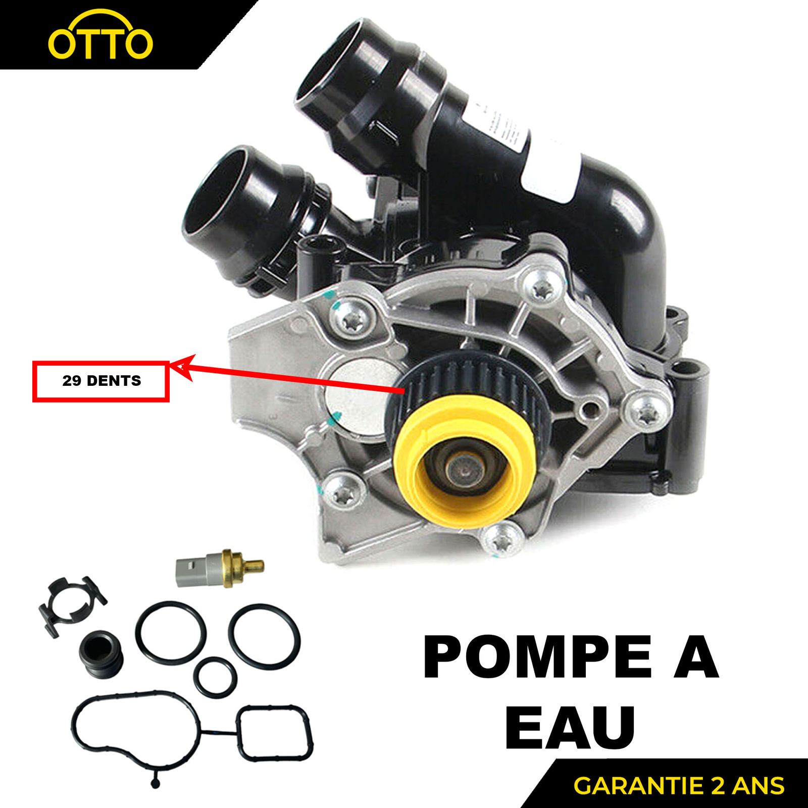 Pompe à eau électrique pour résoudre la surchauffe de moteur VW Passat B7 2.0 TSI