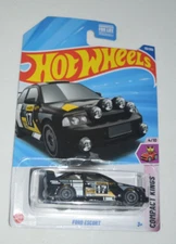 HOT WHEELS 2025 COMPACT KINGS 4/10 - FORD ESCORT BLACK