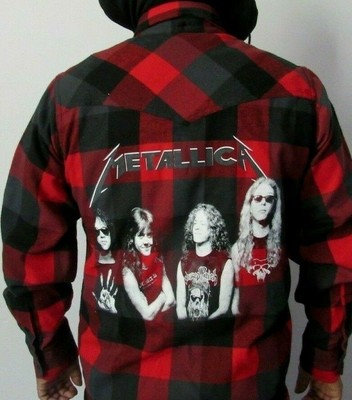 metallica red shirt