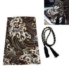 Jdm Black Wave Blossom Sakura Shift Boot Cover Universal Atmt Transmission Jdm Black Wave Blossom Sakura Shift Boot Cover Universal Atmt Transmission