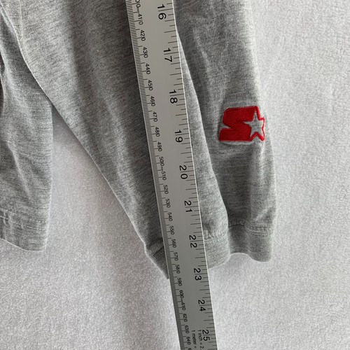 New Mexico Lobos Shirt Mens Large Starter Sports Gray Embroidered Logo - Picture 10 of 13