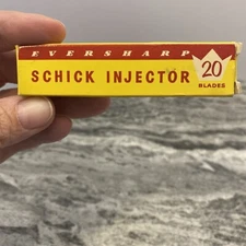 Vintage Pack of 20 Eversharp Schick Injector blades w/ box