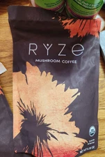 LOT OF 2 X Ryze Mushroom Coffee - 30 Servings Drink - 6.35 OZ EXP : 2027