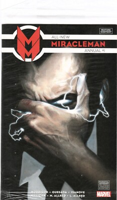 MIRACLEMAN ANNUAL #1 (2014) MORRISON /QUESADA ~ DELL'OTTO COVER~UNOPENED POLYBAG