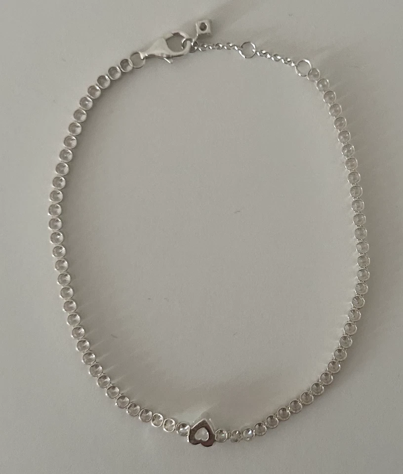 Pandora Funkelndes Herz Tennisarmband Sterling Silber - Bild 2 von 4