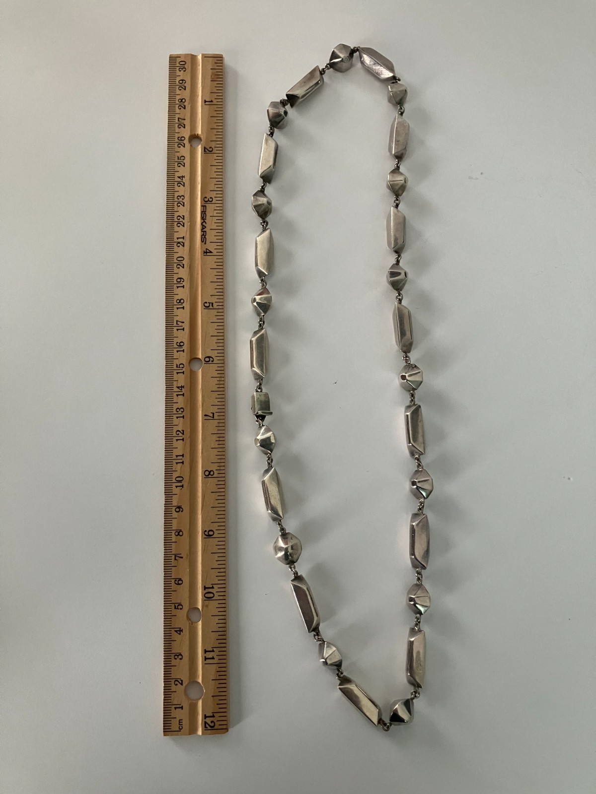 Handmade 70g Solid 925 Sterling Silver Necklace –… - image 1