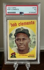1959 Topps #478 Roberto Clemente HOF legend PSA 3 VG Pittsburgh Pirates