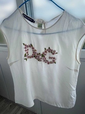 Women Dolce&Gabbana Shirt White Silk 44