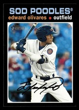 Edward Olivares 2020 Topps Heritage Minor League #183 POODLES PIRATES ROOKIE