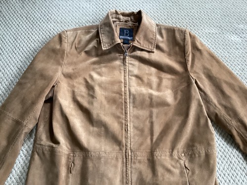 Bernardo Vintage 90's Women's Full-Zip Genuine Leather Suede Jacket Large - Picture 3 of 11