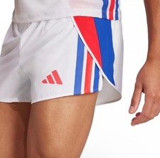 Adidas Adizero Retro 2" Split Running Shorts Mens Size XL Lightweight JD7311 New