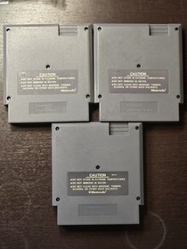 Nintendo NES Games Lot [5 Screw] Mario Bros. - Kid Icarus - Pro Wrestling