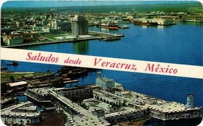 CPM Saludos desde Veracruz Mexiko (599622)