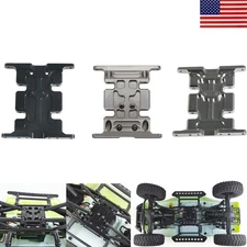 Metal Center Skid Transmission Base Mount Plate For RC 1:10 Axial SCX10 Crawler