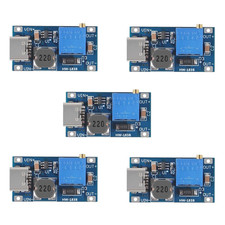 5Pcs MT3608 Boost Converter with Type C Step up Boost Module 2V-24V to 5V-28V