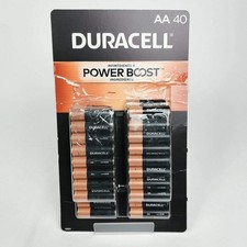 Duracell Power Boost Coppertop AA Alkaline Batteries 40 Count Pack NEW