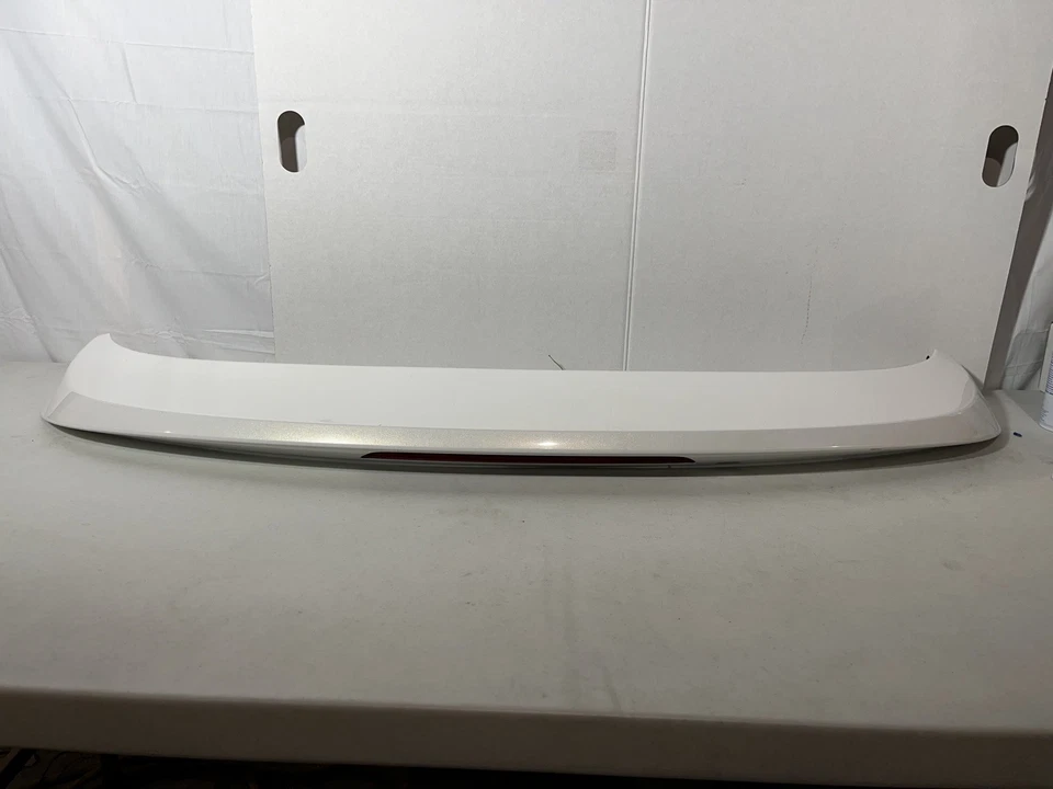 07-14 MAZDA CX-9 Rear Lift Gate Spoiler 3rd Brake White Pearl OEM - Image 2 of 4