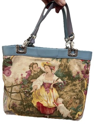 BRIGHTON JODI  Romantic & Victorian 2 in 1 Reversible NO COPY! Leather HandBag