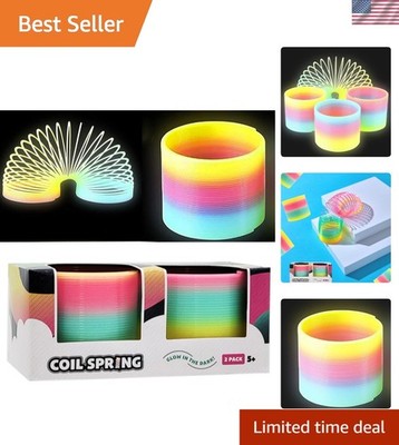 Delightful Glow-in-the-Dark Coil Spring - 2-Count Birthday Party Essentials