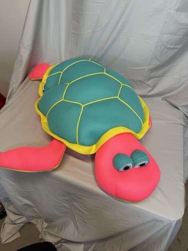 Big Joe Turtle Beanbag Chair Mesh Fabric Green Pink Yellow Kids Teens