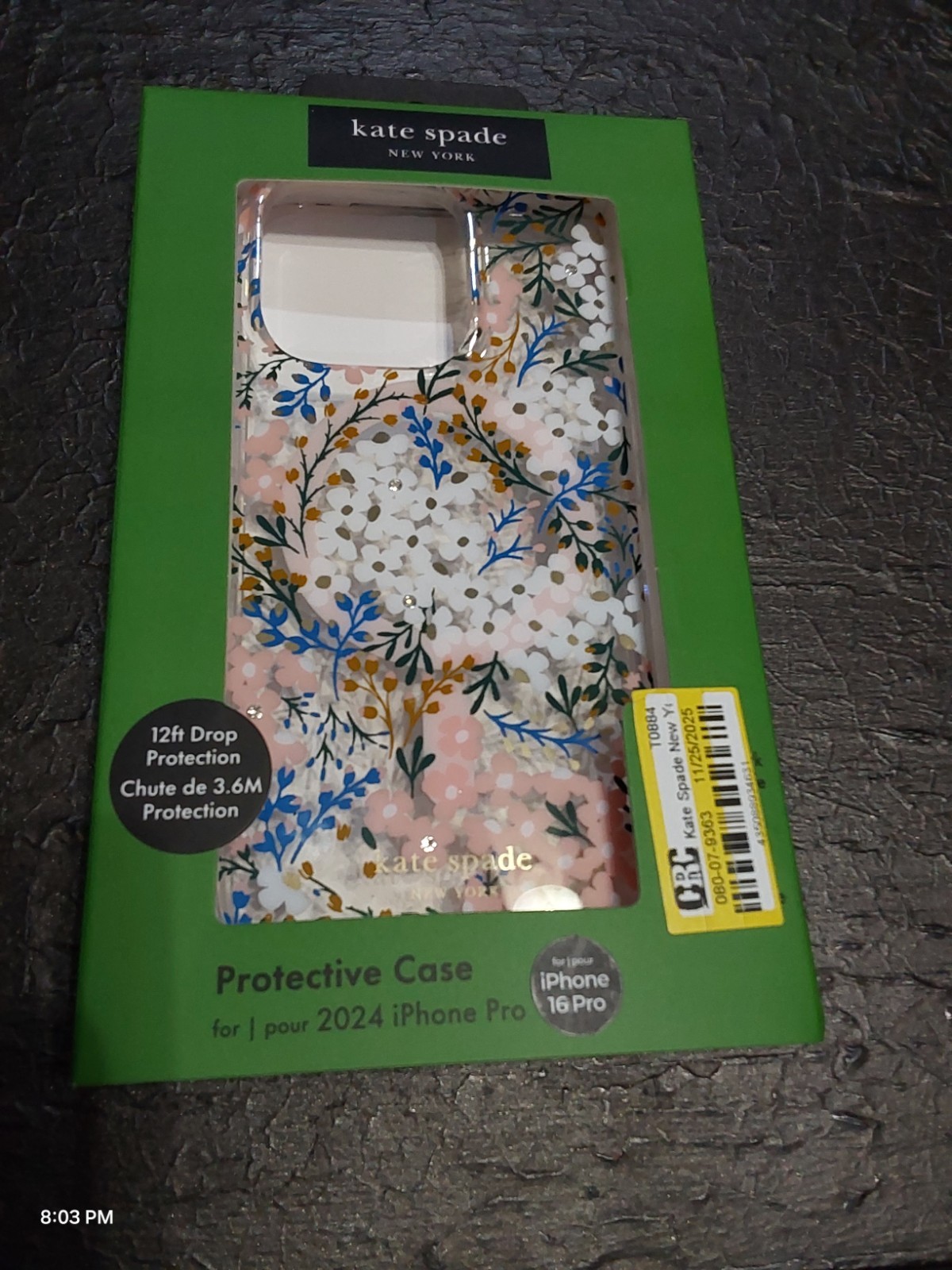 Kate Spade NY Magsafe Case For Apple iPhone 16 Pro - Flower,