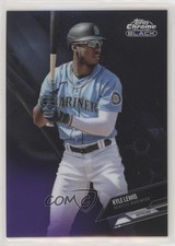 2021 Topps Chrome Black Purple Refractor 78/150 Kyle Lewis #42 fm0