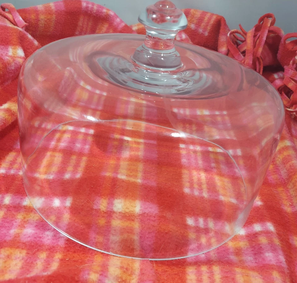 Soporte para pasteles de jadeíta verde y cúpula de vidrio Pioneer Woman de 10" hermoso estado Foto 4 de 4