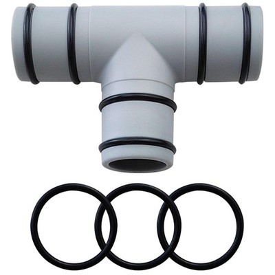 Poolschlauchverbinder 32mm T-Gelenk Adapter Poolfilter Pumpe Schwimmbad