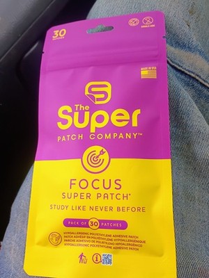 Super Patch Company- 30 FOCUS. Patches Mental clarity like it should be