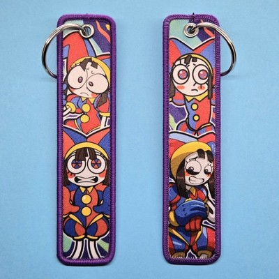 The Amazing Digital Circus Pomni 5'' Jet Tag Keychain Double Sided 1 Piece