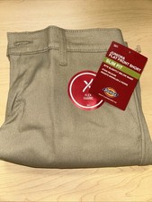 New Junior  s Khaki Flat Front Slim Fit Durable Work Shorts Size 21