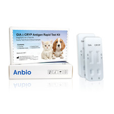 2pcsRapidDetection of Giardia GIA Cryptosporidium parvum CRYP Ag inDogs andCats