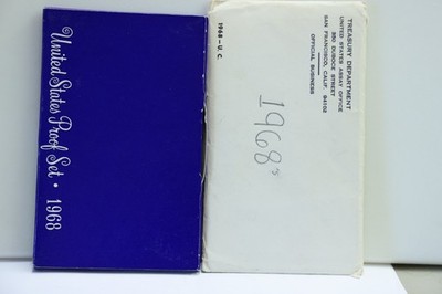 1968 S US Proof Set 1968 Official Mint Set P&D